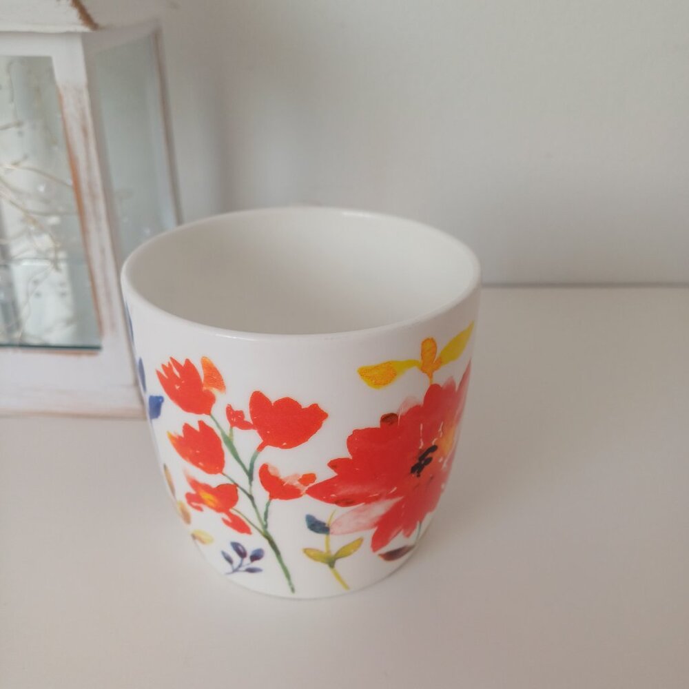 Colorful Floral Coffee Mug/Cup Rose of England Fine Bone China Made in UK - Picture 5 of 9